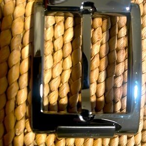 Salvatore Ferragamo Men’s Black Leather Belt 44”